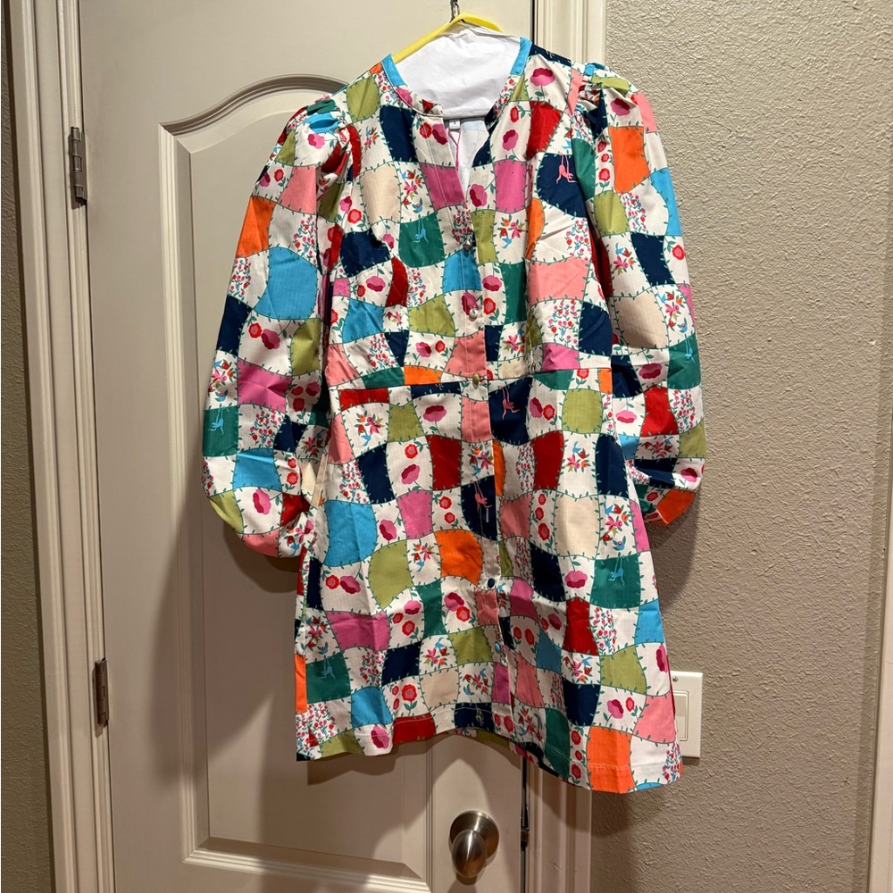 NWT Alden Adair Athena dress in Alfresco print size S - Picture 4 of 5